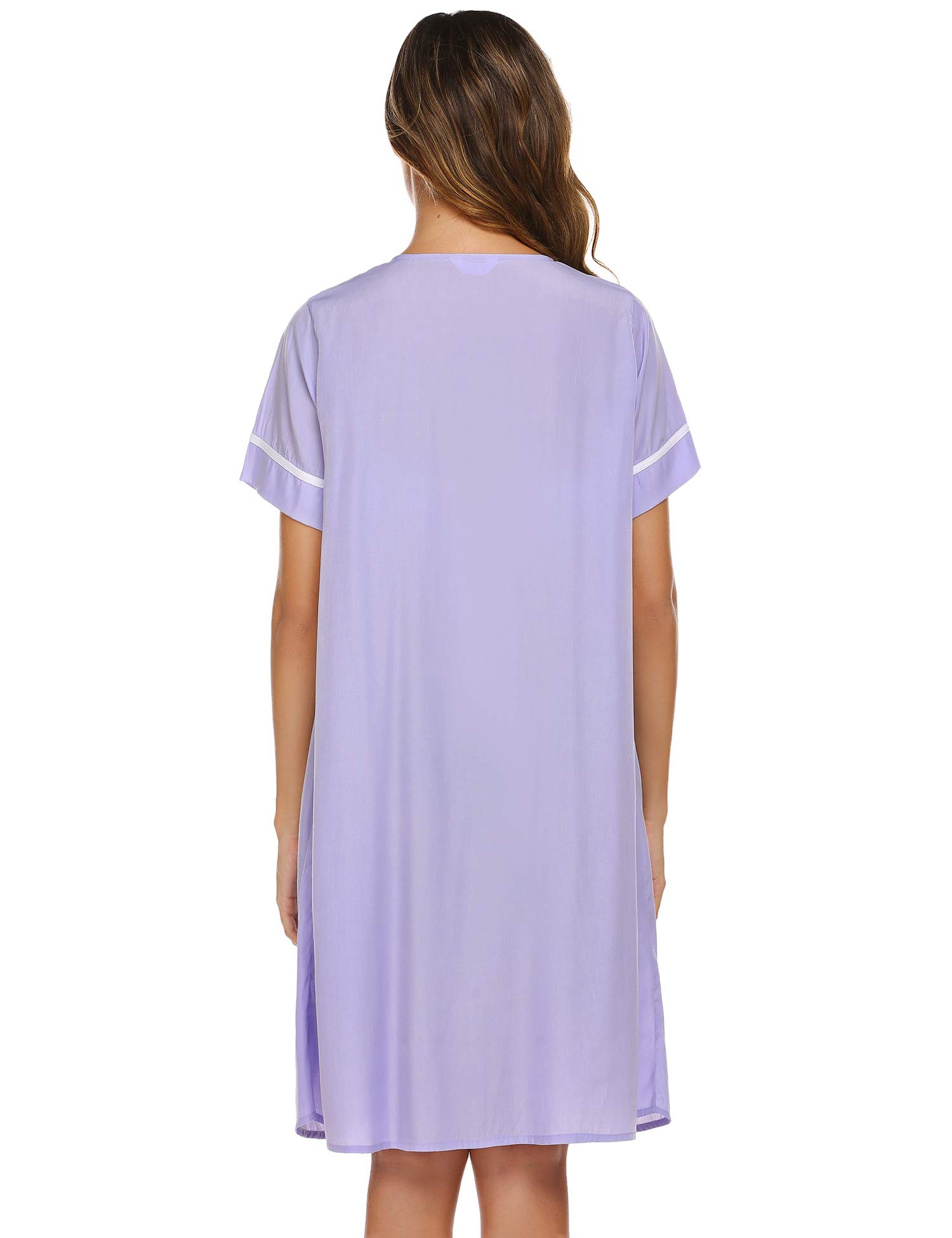 House Dresses For Elderly Women Button Down Housecoats Short Sleeve |  Desertcart Haiti