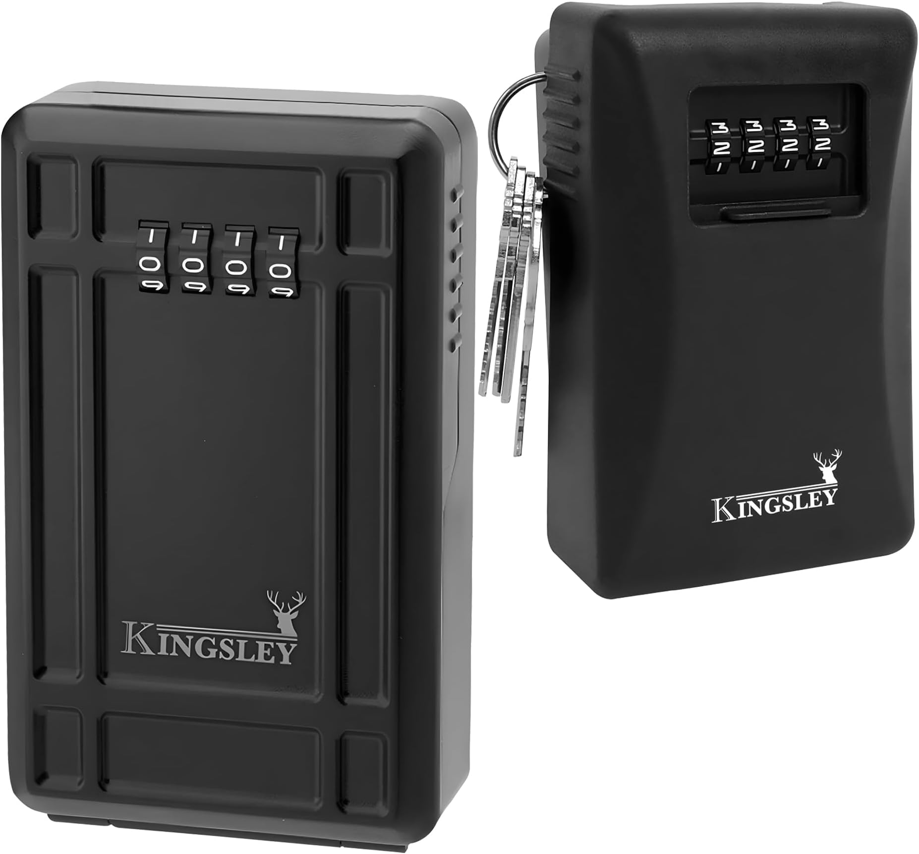 Kingsley Locks Key Storage Box - Kingsley Tuffdefender Wall-Mounted Set-Your-Own Combination Realtor Lock box