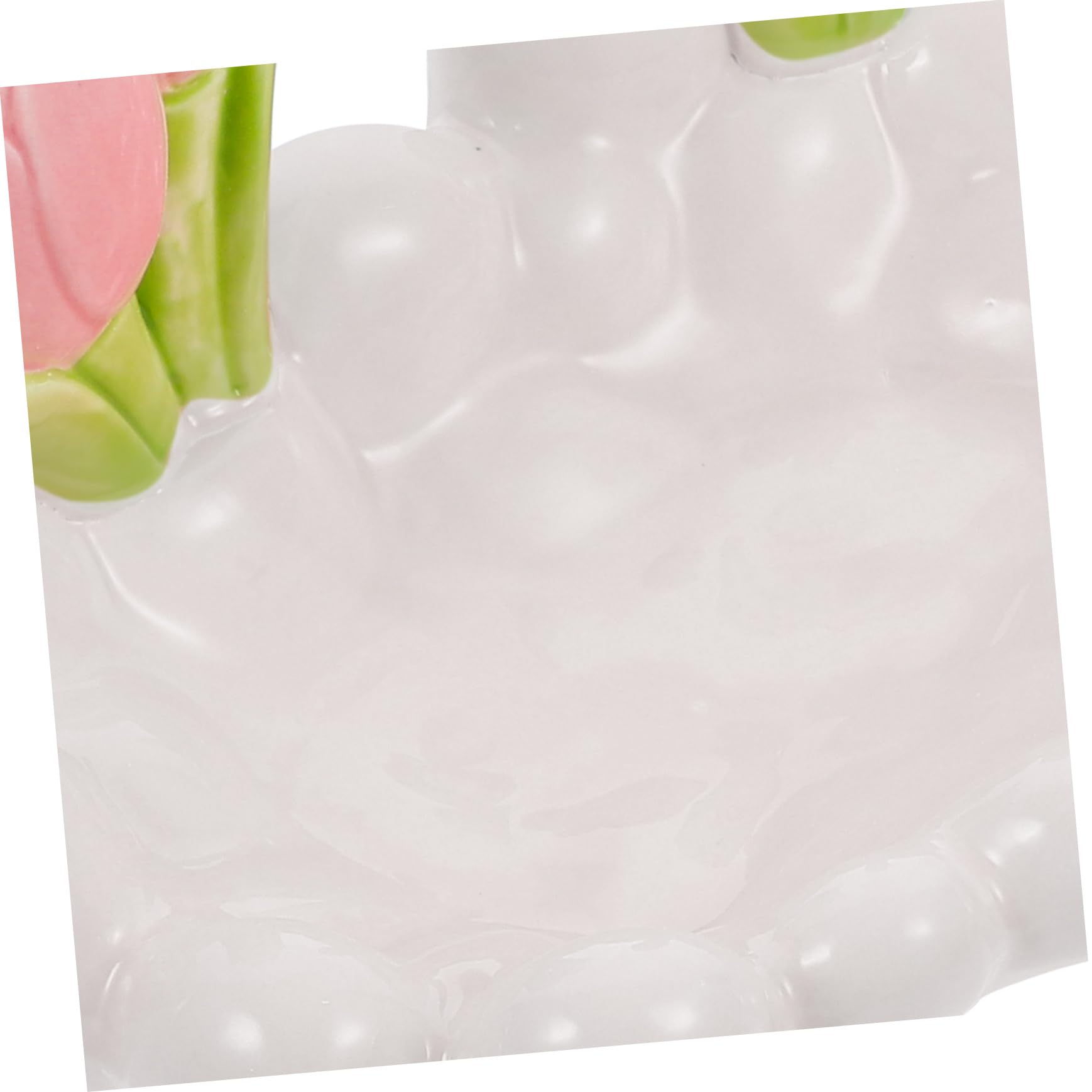 Amosfun Keramik Schmuckschale Tulpe Weiß für Schlüsselablage