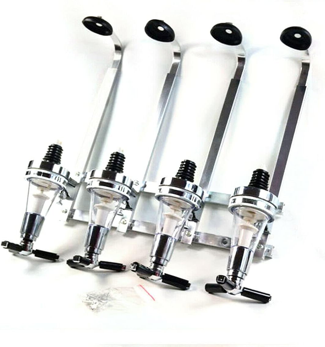 Wall Mounted Liquor Dispenser, Alcohol Dispenser with Pour Spouts,Wine Beer Alcohol Bottle Beverage Stand Liquor Pourers Liquor Dispenser for Home Bar (4 Bottle)