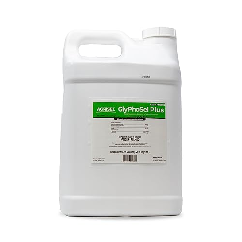 GlyPhoSel Pro - Herbicida para eliminar malas hierbas difíciles de matar, de bajo olor, fácil de mezclar, seguro para mascotas, paquete de 3 guantes