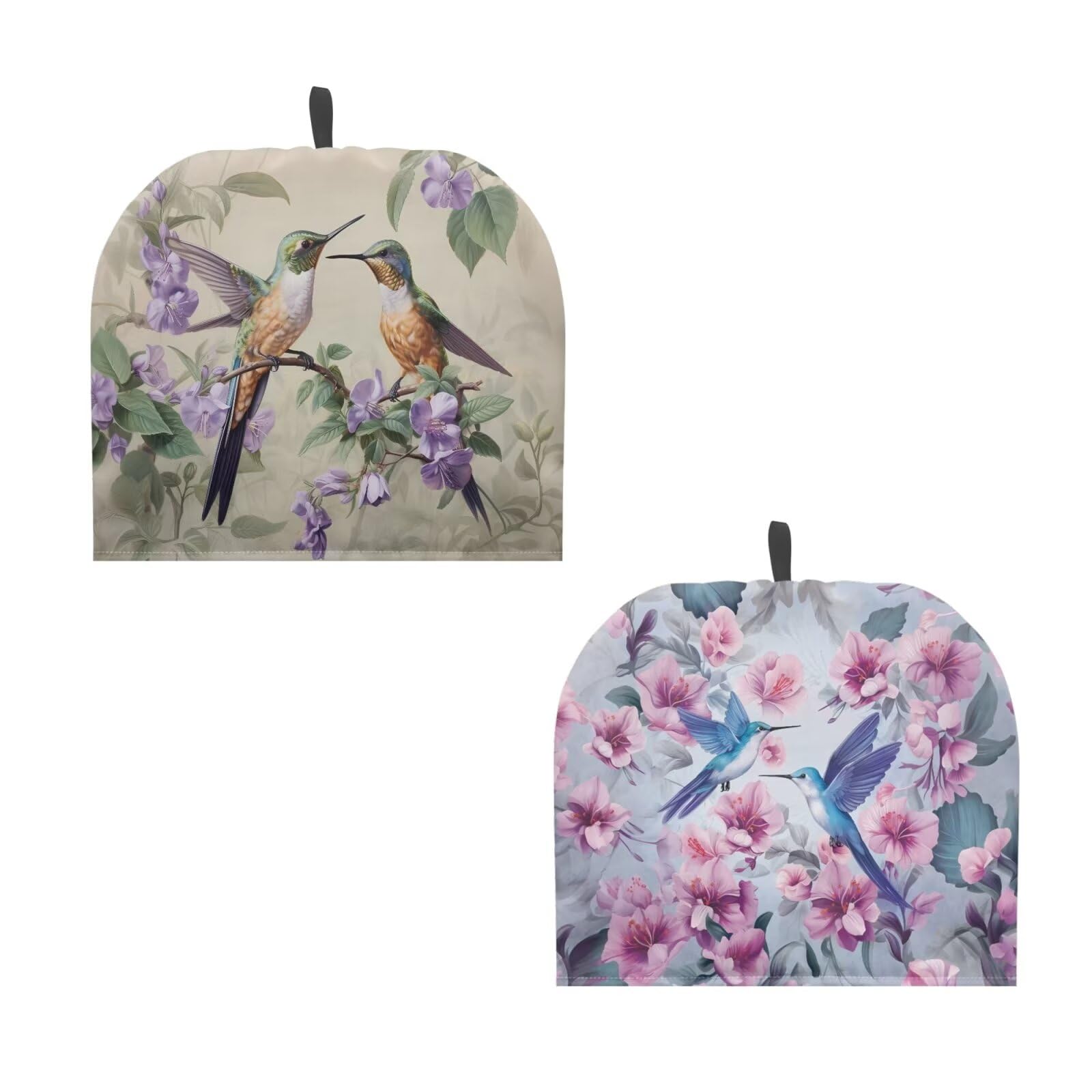 ZOUTAIRONG Sakura and Hummingbird Tea Kettle Quilt Tea Cosy Insulated Keep Warm Tea Cozies for Teapot Portable Kettle Cover Kettle Tea Pot Cover Dust Proof Tea Cup Warmer Cozy