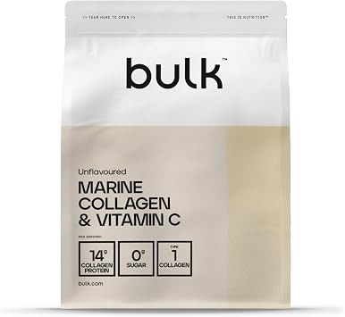Bulk Marinekollagen- und Vitamin-C-Pulver Orange 250 g Verpackung Kann Variieren