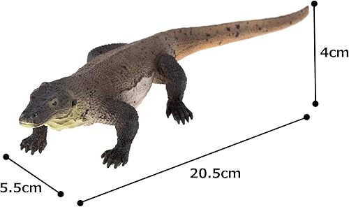 Miniatura 2 de MOJO Komodo Dragon Realista Internacional Wildlife Figura de juguete pintada a mano