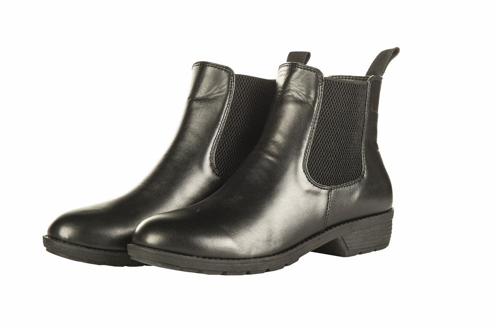 HKM Jodhpurschuh-Free Style-mit Leichtem Futter9100 Schwarz35, Stivali da cavallerizzi Unisex-Adulto
