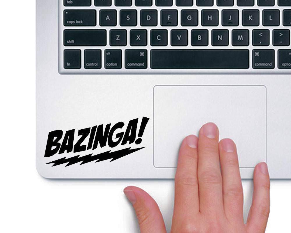 ISEE 360® Skin Sticker Decal Laptop Skin Sticker Bazinga Big Bang Theory Laptop Vinyl Sticker (Black) (B08THLB8MQ) Amazon Price History, Amazon Price Tracker