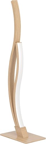 Eglo LED Bedside lamp Grisolia, Curved Table lamp, Room D… - 1