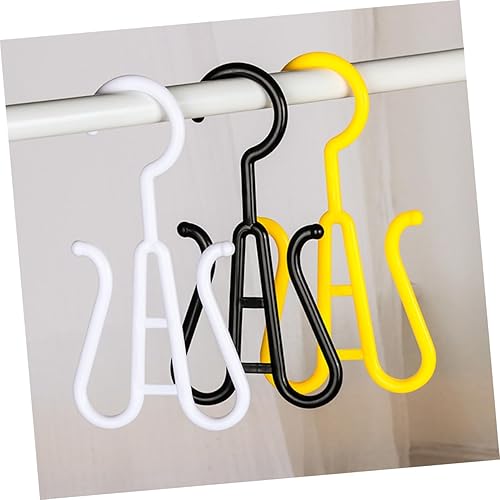 Miniatura 8 de Zerodeko 4 piezas de gancho de zapatilla de plástico blanco estante audaz