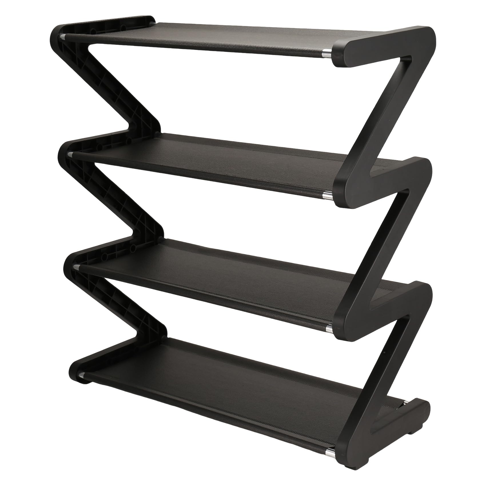 CTRLZS Simple Household Shoe Storage Artifact Z-Shaped Shoe Rack, Cute Shoe Rack Multi-Layer Assembly Shoe Rack A