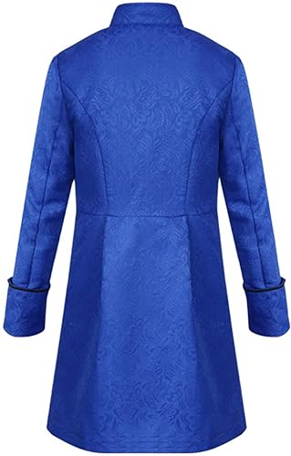 Miniatura 2 de Chaqueta steampunk vintage para hombre, abrigo victoriano bordado, medieval gótico, vampiro, cosplay, disfraz de Halloween