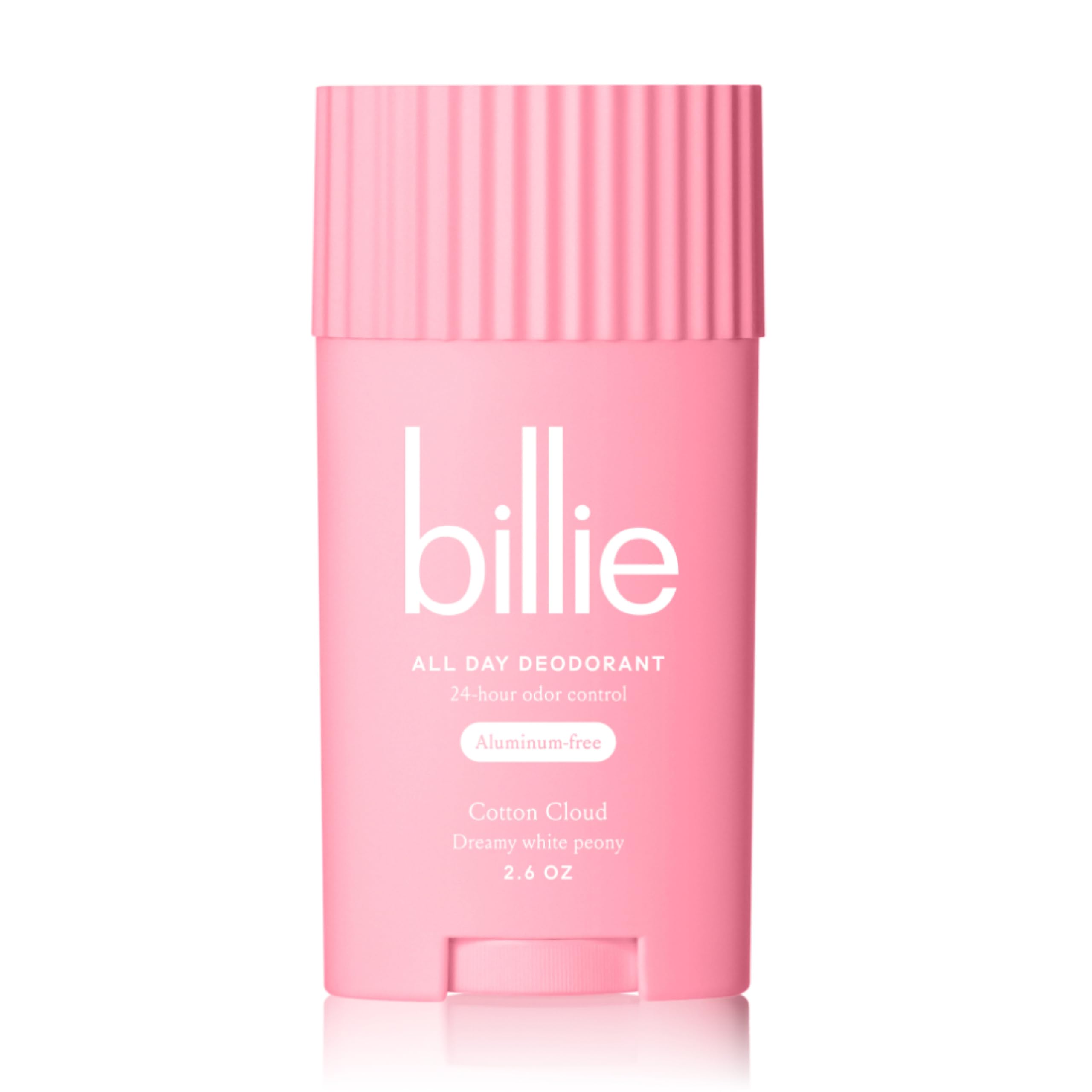 Billie All Day Deodorant for Women, Aluminum Free, Cotton Cloud, 2.5 Oz