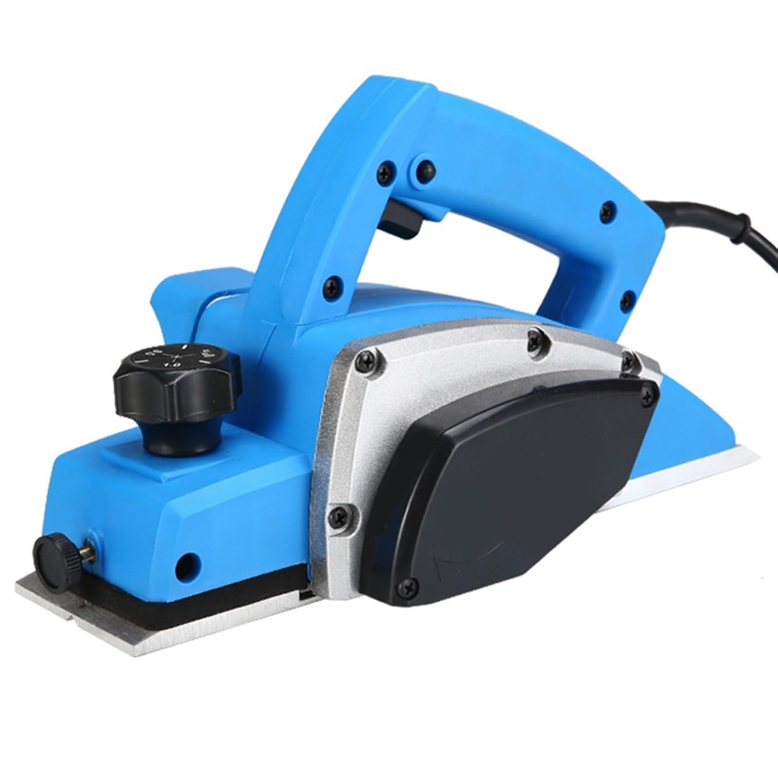 Pialla per legno, Pialla elettrica da 1100 W, pialla elettrica portatile multifunzione, pialla elettrica for la lavorazione del legno per fai da te, artigianato in legno