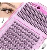 ALICE Lash Clusters Eyelash Clusters - 96pcs 10-16mm Wispy Eyelash Extensions with 84pcs 15-21mm ...