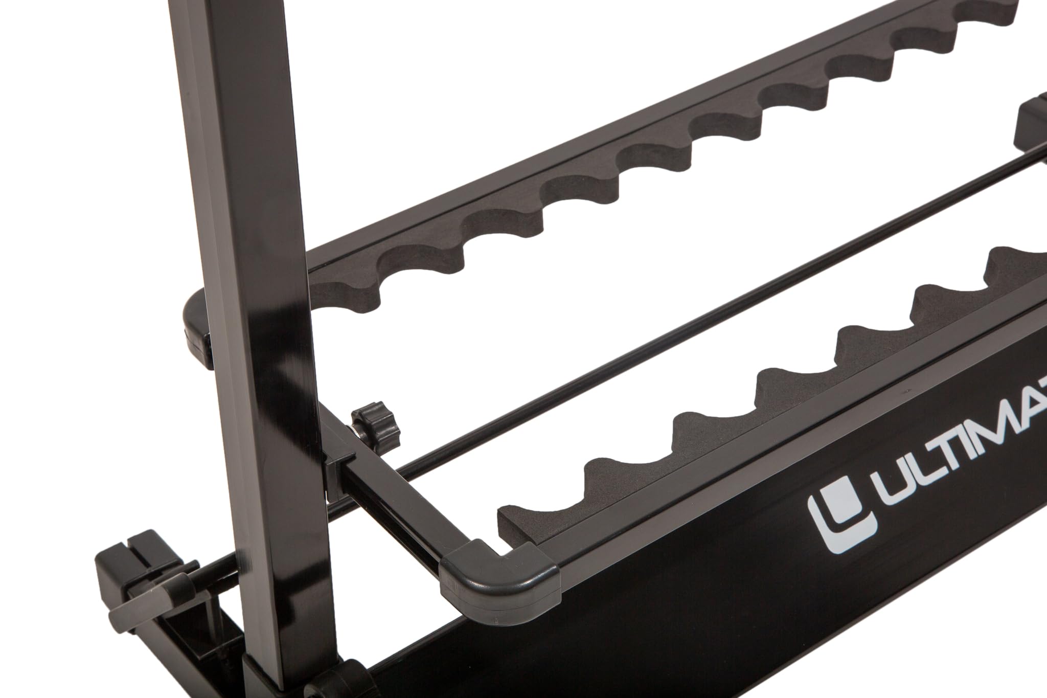 Ultimate Présentoir Pour Cannes Aluminium Rod Rack Black 24 Cannes - Rangement Canne A Pêche