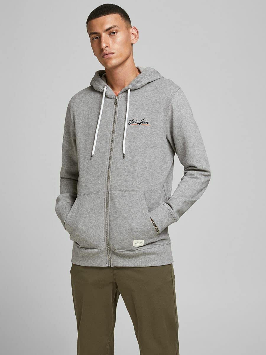 JACK & JONES Bluza z kapturem Mężczyźni JORTONS SWEAT ZIP HOOD STS