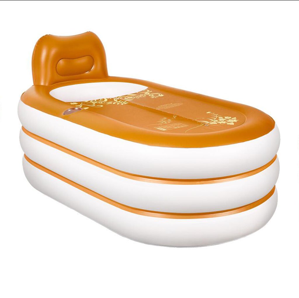 Buy NISHANG Home European Inflatable Bathtub Adult Folding Plastic Bathtub Portable Bathtub