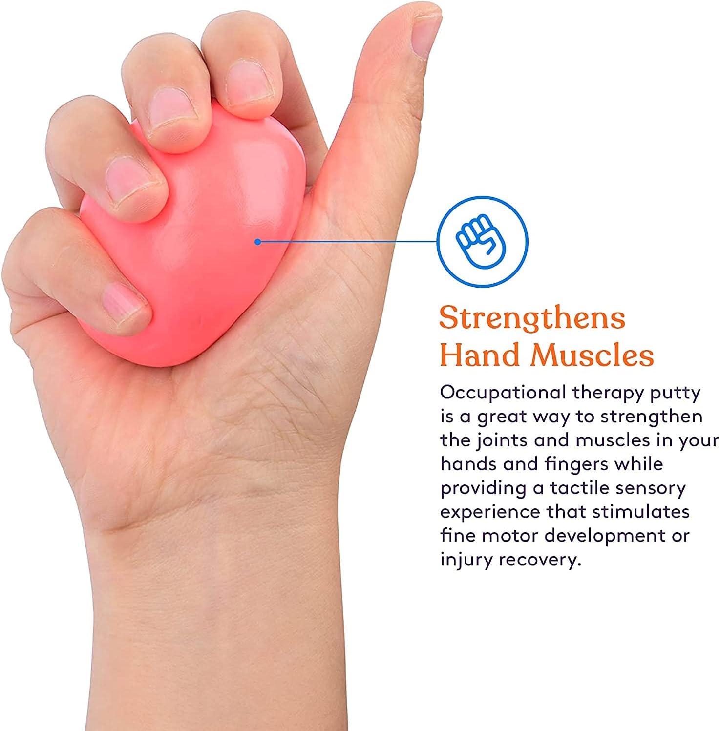 Special Supplies Therapy Putty for Kids and Adults - Resistive Hand Exercise Stress Relief Therapy Putty Kit, Set of 6 Strengths, 3 Ounces of Each Putty : Health & Household