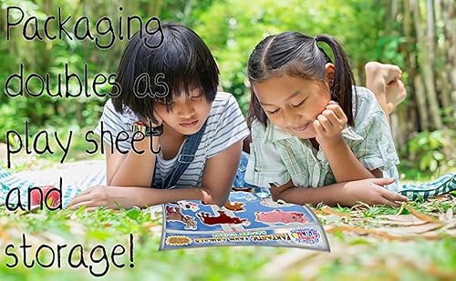 Farm Animals Gel Window Clings For Kids - Window Stickers For Toddlers, Animal Gel Clings Window Decals Kids Jelly Reusable Sticker - Home Car Plane Airplane Activities (Jesplay Usa) #TOP5