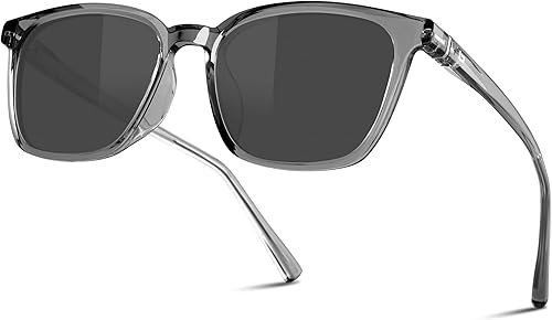 Miniatura 45 de B.N.U.S Gafas de sol polarizadas resistentes a los arañazos con lentes de cristal Corning para una claridad superior y protección UV Lente ámbar