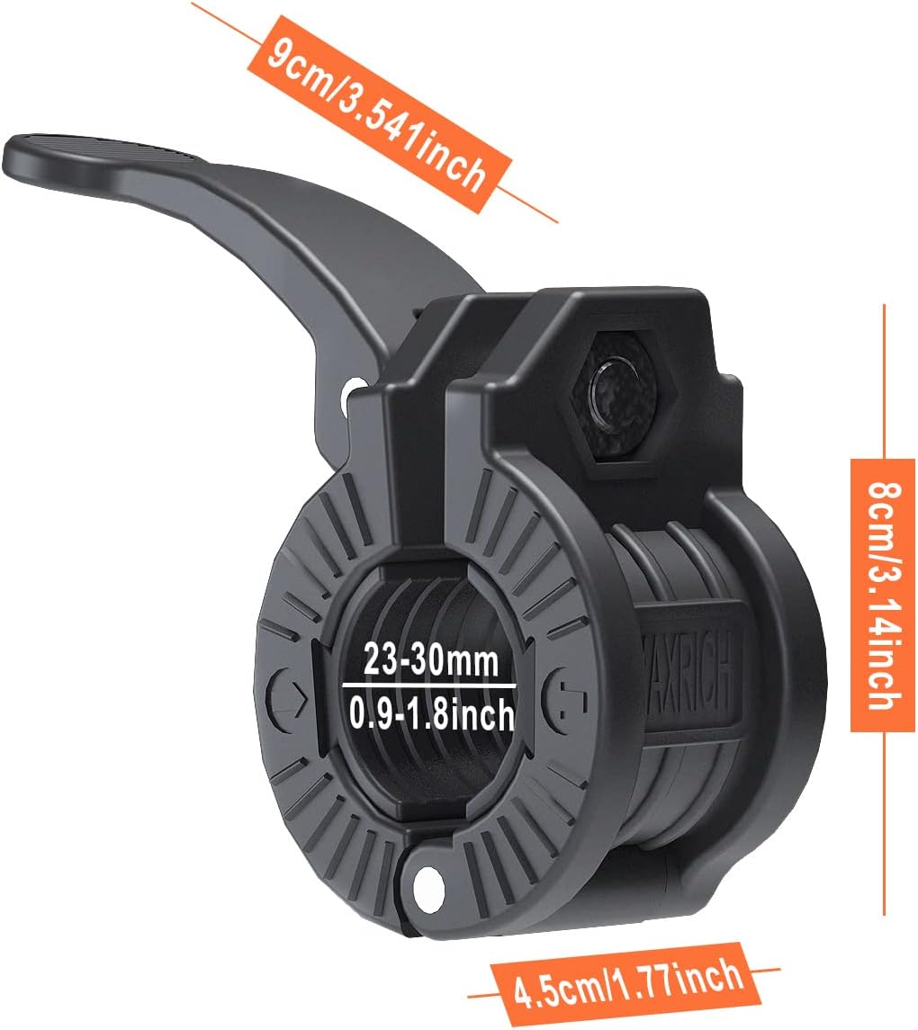 Buy MAXRICH Barbell Clips 2 inch or 1 inch Multiple Sizes Weight Clips