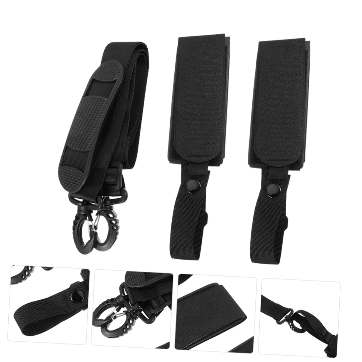 INOOMP 3 Pz Cinghie da Sci Cintura Pattini Cinghie per Stivali Accessori per Lo Sci guinzaglio da Skate Tracolla Slitta Bretelle Scarponi da Sci Staffa Bambino Tavola da Sci Nylon