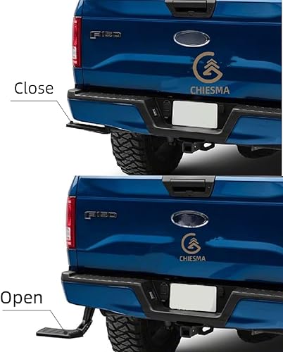 Miniatura 4 de Para F150 BedStep Fit para Ford F-150 2015-2022 plegable camión escalón retráctil parachoques trasero escalón, F150 accesorios exteriores escalones