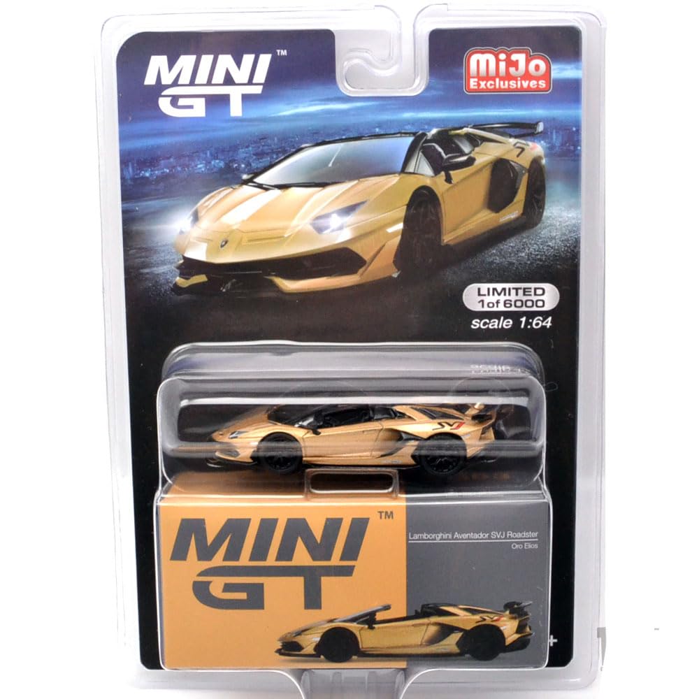 Amazon | MINI GT アメリカ MiJo Toys 限定 LAMBORGHINI AVENTADOR SVJ