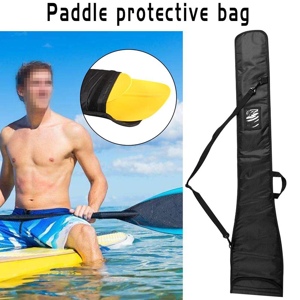 Borsa da Pagaia Regolabile per Kayak per 2 Pagaie, Protegge Bene Le tue Pagaie, Ideale per Riporre la Pagaia, Due Stanze Separate per Due Pale Divise, Tasca Esterna Trasparente