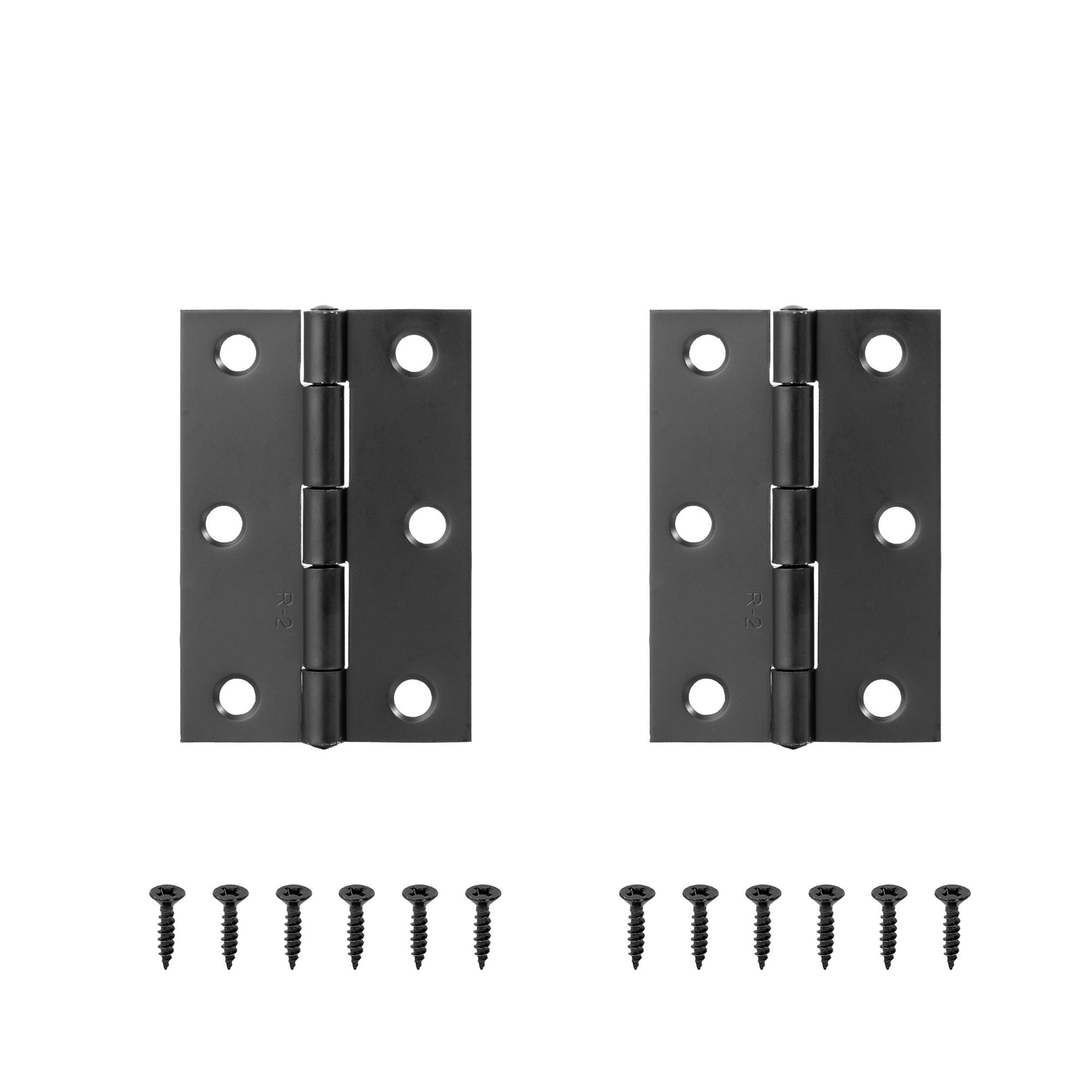 Chtkagv Black 63.2Mm 2Pcs 2Pcs Stainless Steel Hinge 270 Degree Folding