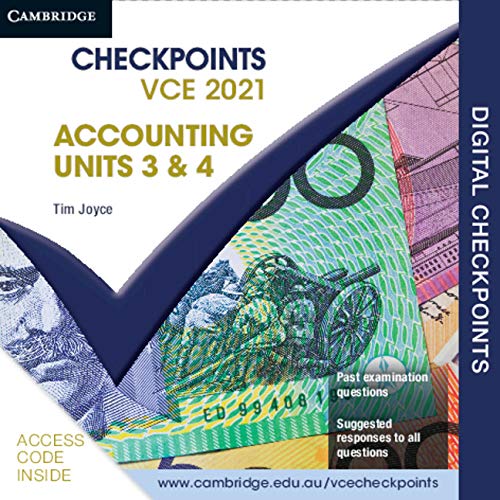 Buy Cambridge Checkpoints VCE Accounting Units 3&4 2021 Digital Card