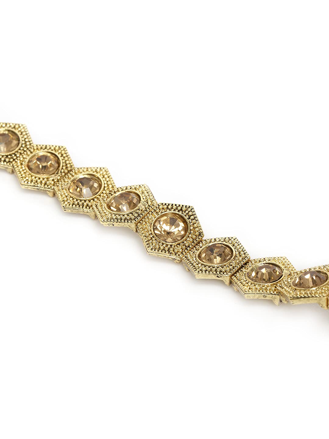 Gold-Plated AD-Studded Handcrafted Jewellery Set