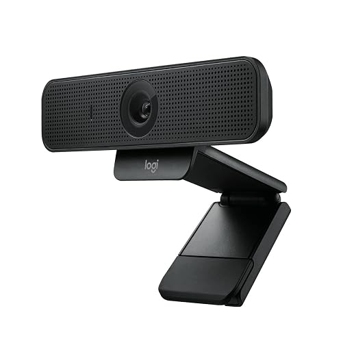 Logitech C925-e Webcam with HD Video and Built-In Stereo Microphones - Black
