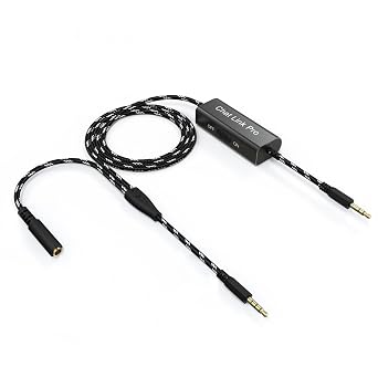 HD60 S+ Chat Link Pro Cable Compatible with Elgato HD60, HD60 X, HD60 S, HD60 S+, 4K 60 S+ Capture Card, Chat Link Pro Audio Adapter with in-line Isolator for Nintendo Switch, Xbox One, PS5 Black
