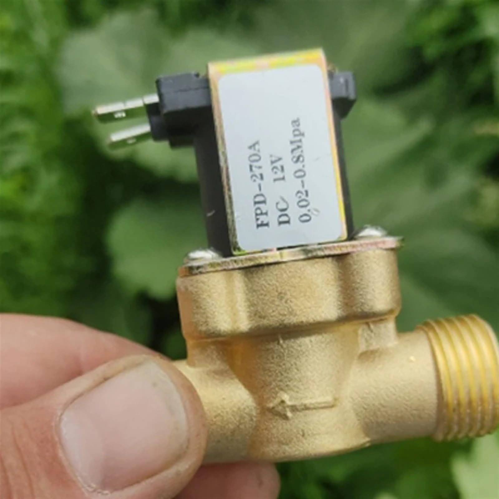 12V 24V 220V 1/2'' DN15 3/4'' DN20 Messing Elektrisches Magnetventil Wasser Lufteinlass Durchflussschalter for Solarwarmwasserbereiter Ventil(3/4",220V)