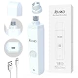 Dog Nail Grinder with Light Dog Nail Trimmers Quiet Powerful 2-Speed Rechargeable Electric Pet Nail Grinder File Toenail Clippers for Large Medium Small Dogs & Cats (White+Charging Cable)