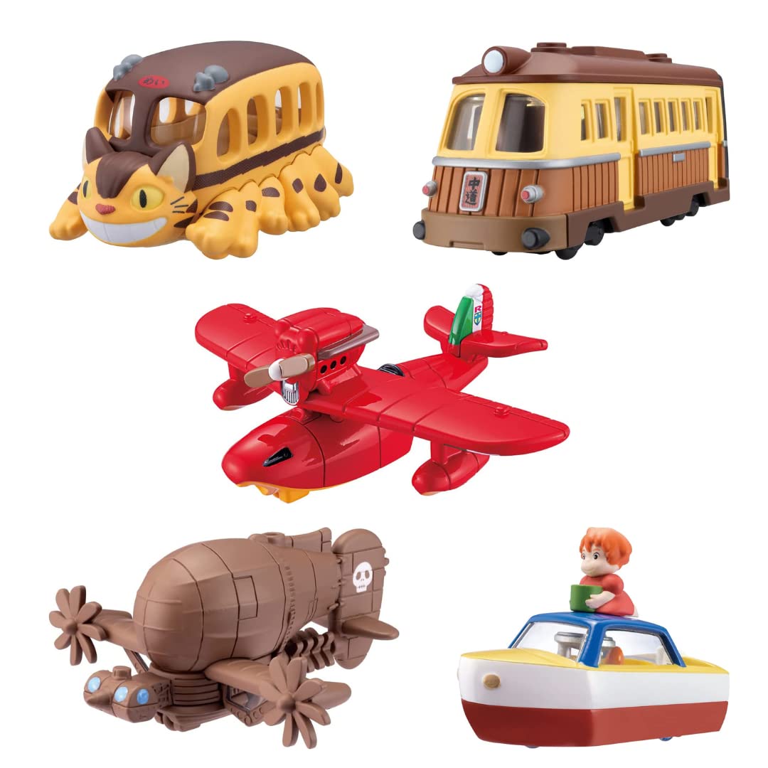 Amazon.co.jp: ドリームトミカ ジブリ ネコバス 紅の豚 千と千尋 