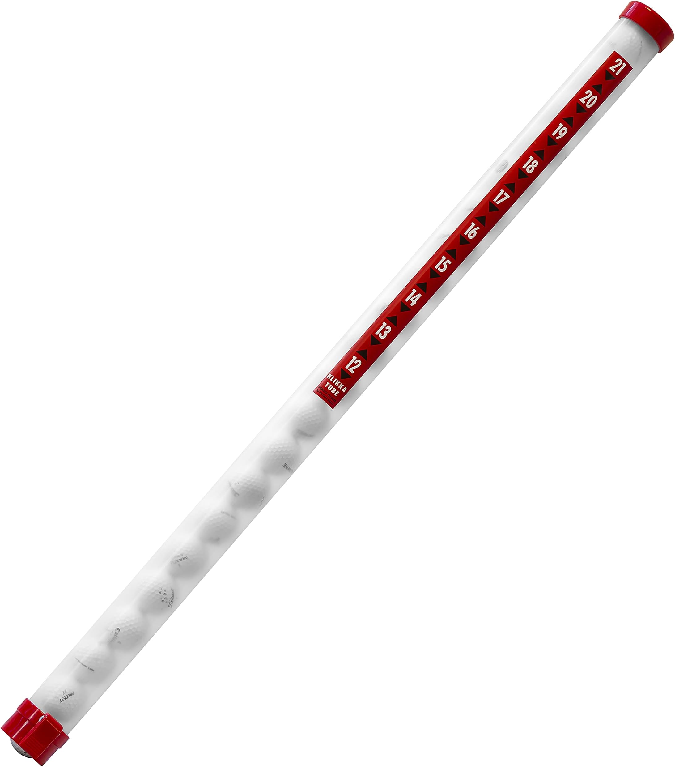 Clikka Tube Golf Ball Collector – Lightweight Golf Ball Pickup Tube, Quick Collect & Store Balls, Durable Practice Accessory