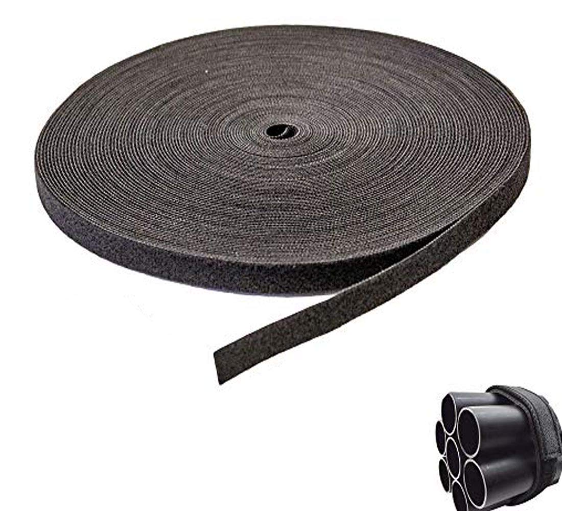 DIY Crafts Pack of 15 Meter, Black, 16mm Roll Hook & Loop Reusable Cable Ties Wraps Straps Durable Functional Ties to Keep Your Places from Tan(Pack of 15 Meter, Black) (B07M6WLSQT) Amazon Price History, Amazon Price Tracker