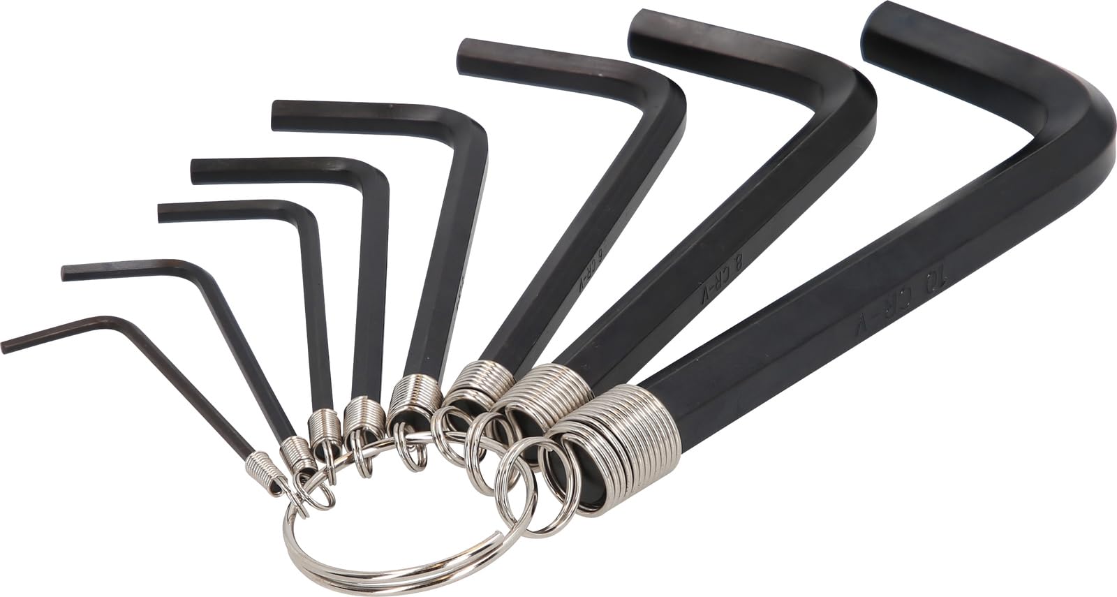 KS Tools 151.325 2-10mm Basic Key Wrench Set Hex (8 Pieces), Schwarz - Image 3