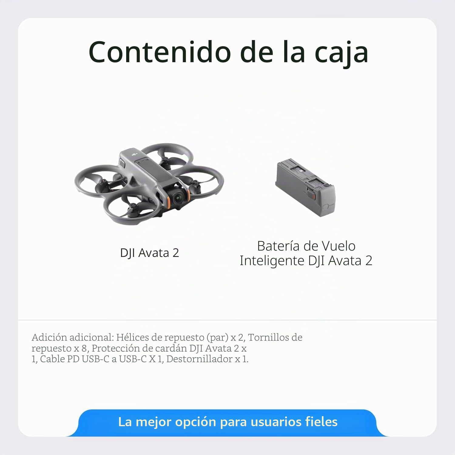 DJI Avata 2 (Solo el dron), dron FPV con cámara 4K, Vuelo inmersivo, Protector de hélices Integrado, Sencillo Flip/Roll, Campo de visión superamplio de 155°, Compatible con RC Motion 3