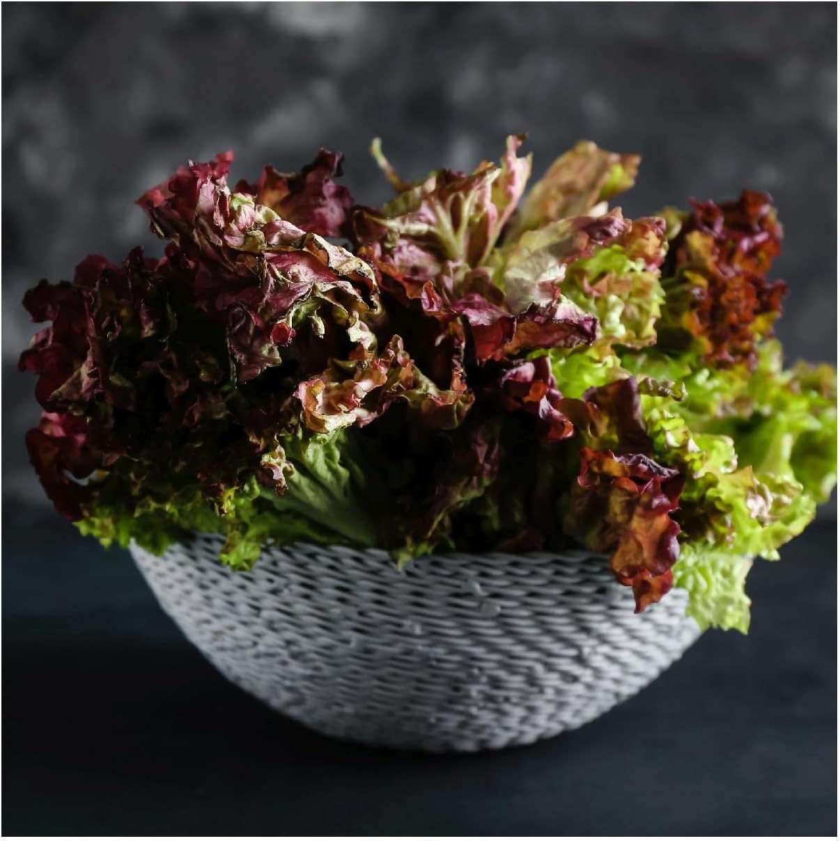 Everwilde Farms - 1 Lb Lolla Rosso Darky Lettuce Seeds - Gold Vault