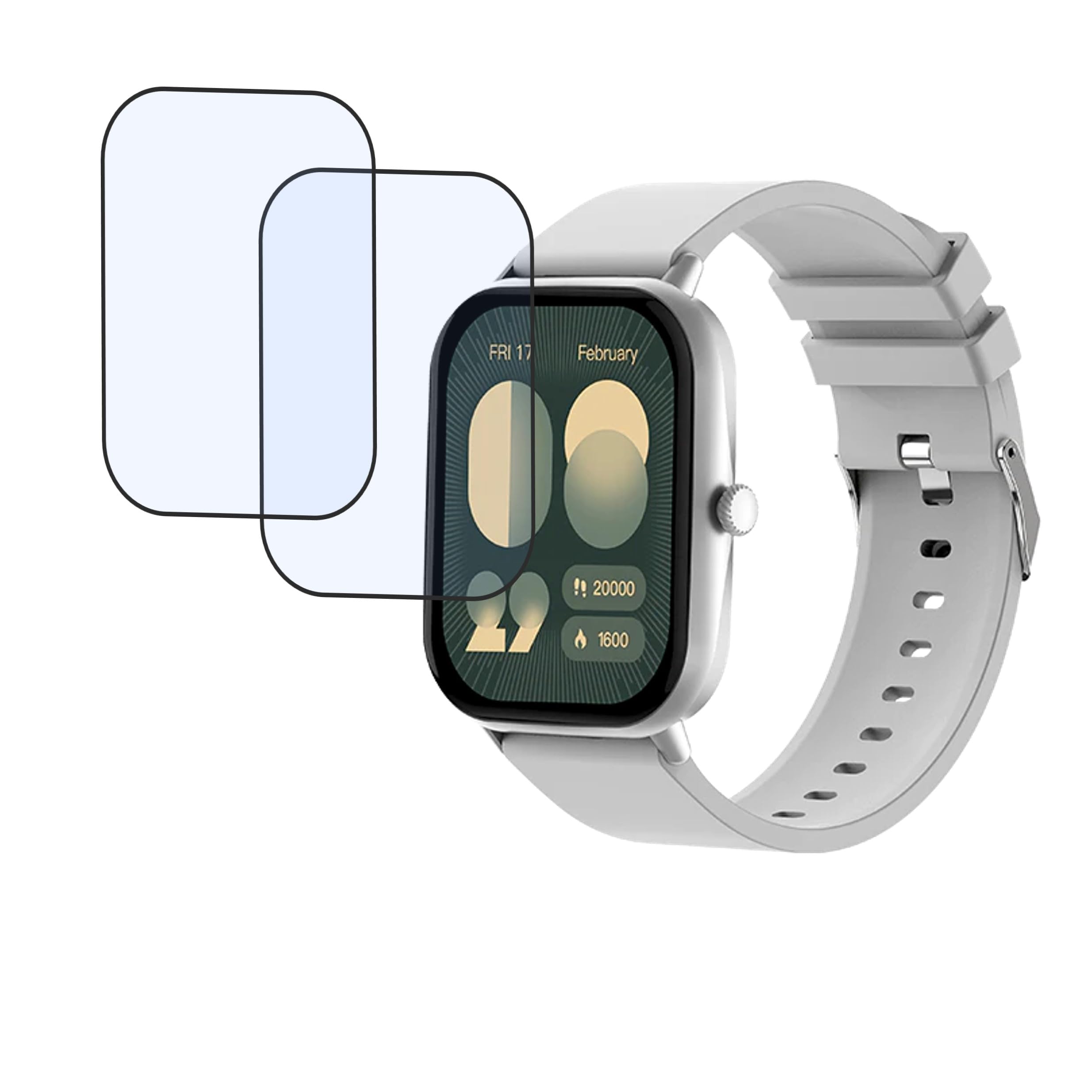 DVTECH® (Pack of 02 Flexible Clear Smartwatch Screen protector for Fire Boltt Ninja Call Pro Max (Not a Tempered glass) (B0C94D4FGH) Amazon Price History, Amazon Price Tracker