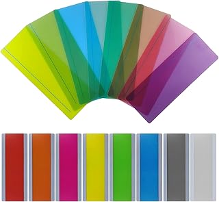 Realure 16 Pcs Multi-coloured Dyslexia Overlays, Large Reading Ruler Fast Guided Reading Strips Coloured Dyslexia Aids for Children Dyslexia Reduce Visual Stress Irlens Syndrome and ADHD