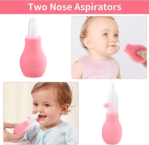Miniatura 6 de Aspirador nasal de silicona para bebé, bombilla de succión nasal segura para que el bebé promueva la respiración  Chupón de nariz reutilizable para