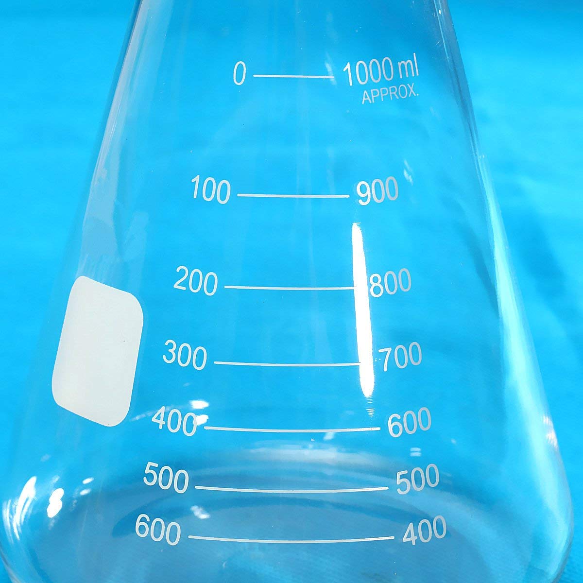 EsportsMJJ Glas Erlenmeyerkolben Kolben 1L. Konisches Gefäß 1000Ml 24/29 Schleif Mund