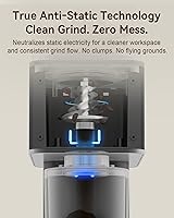 Vista 3 de MOKKOM Molinillo de café con báscula de café extraíble a través de conectividad Bluetooth, molinillo de granos de café cónico antiestático, 31