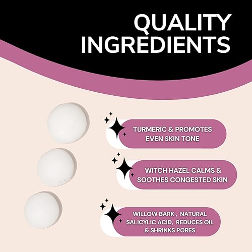 Miniatura 5 de Minimo Bath & Body Genesis - Limpiador facial de cúrcuma sin sulfato | Limpiador espumoso de cúrcuma para pieles sensibles | Lavado facial para