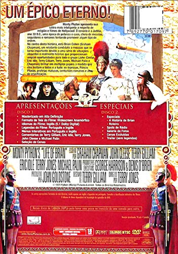 Dvd - Monty Phyton A vida de Brian Edição Imaculada Duplo