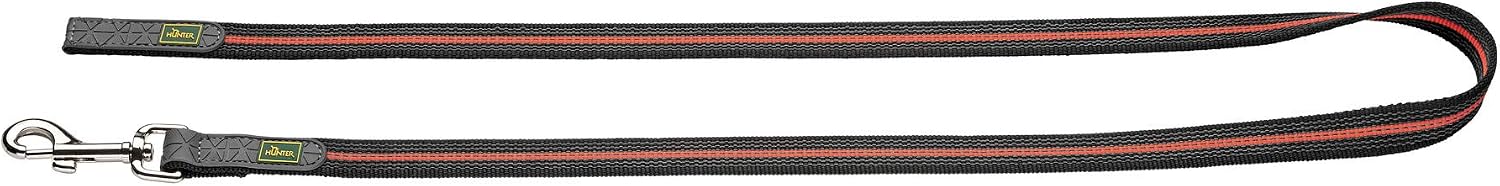HUNTER Leash Visby Super Grip 20/120 orange, reflective, floatable, m