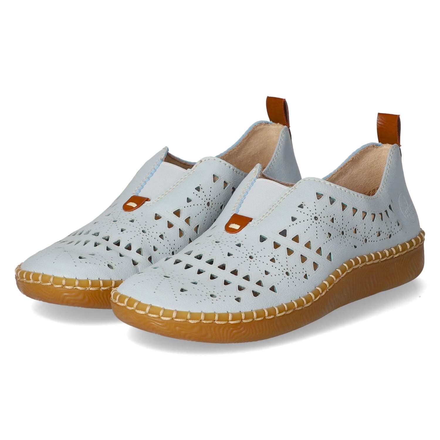 Rieker Ladies N2452 Slip On Blue 38 EU